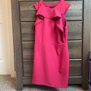 Adelyn Rae Ruffle Collar Dress NWT